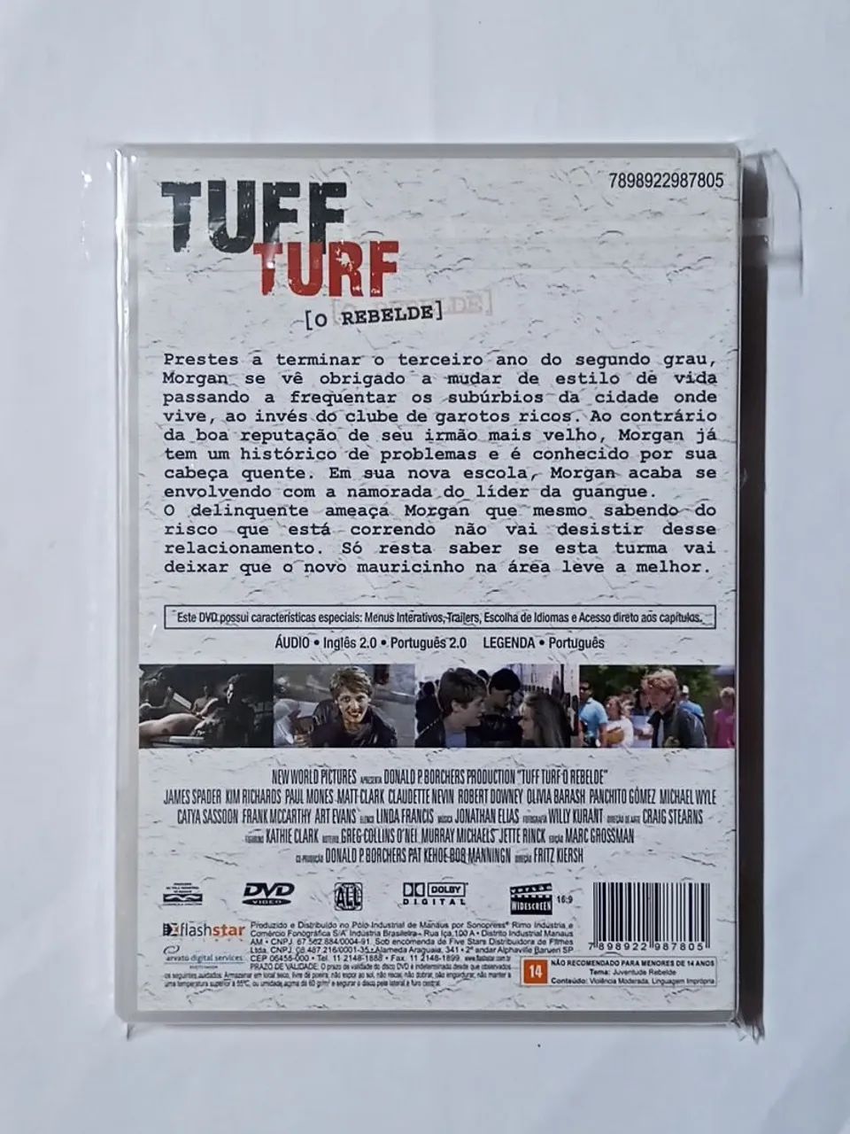 Dvd Tuff Turf - O Rebelde - original - raro - Ed. Flashstar - Foto 2
