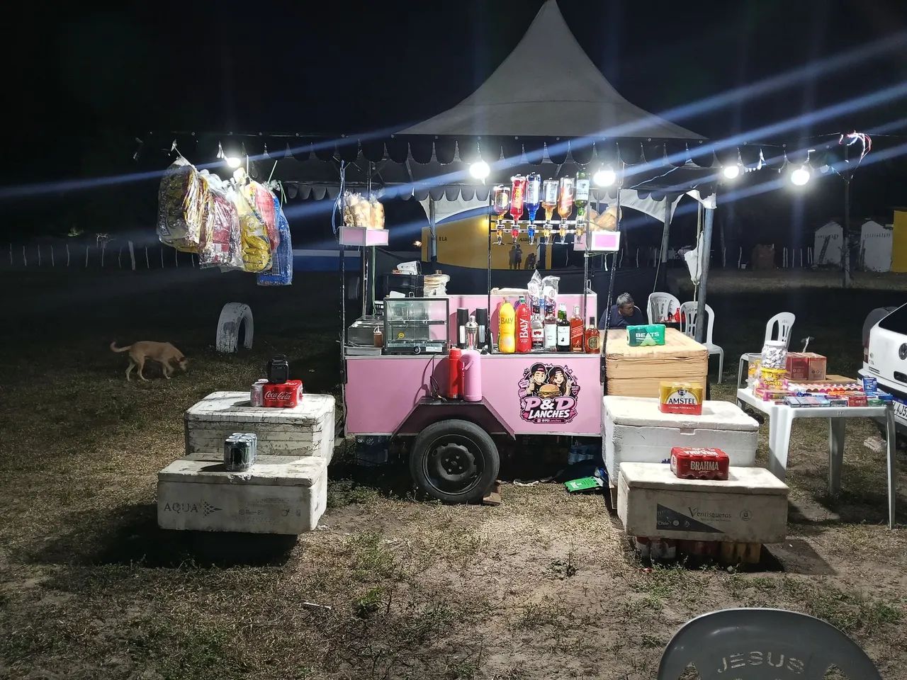 Carinho de lanche em ótimo estado  - Foto 3