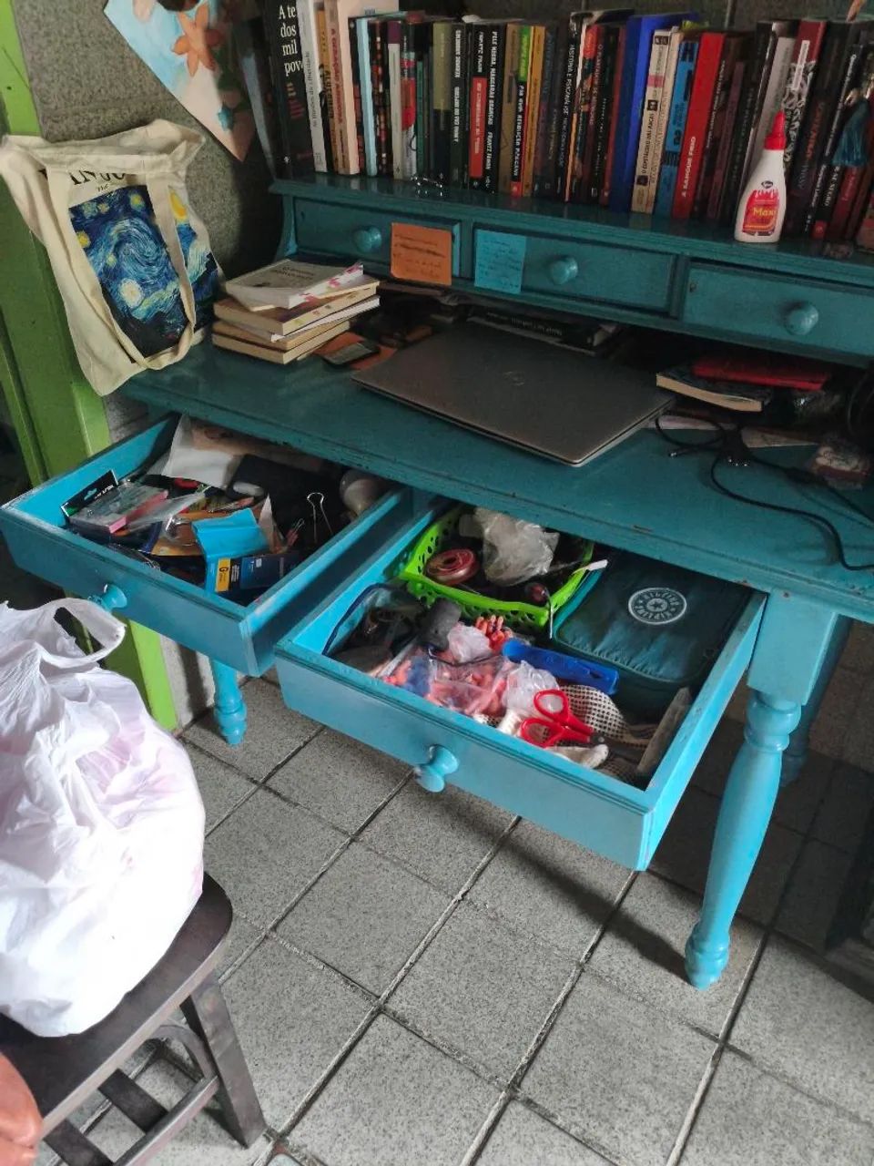 Escrivaninha madeira  - Foto 2