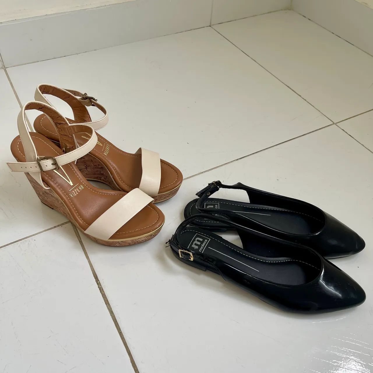 Sandália Vizzano Anabela e Sapatilha Moleca - Foto 3