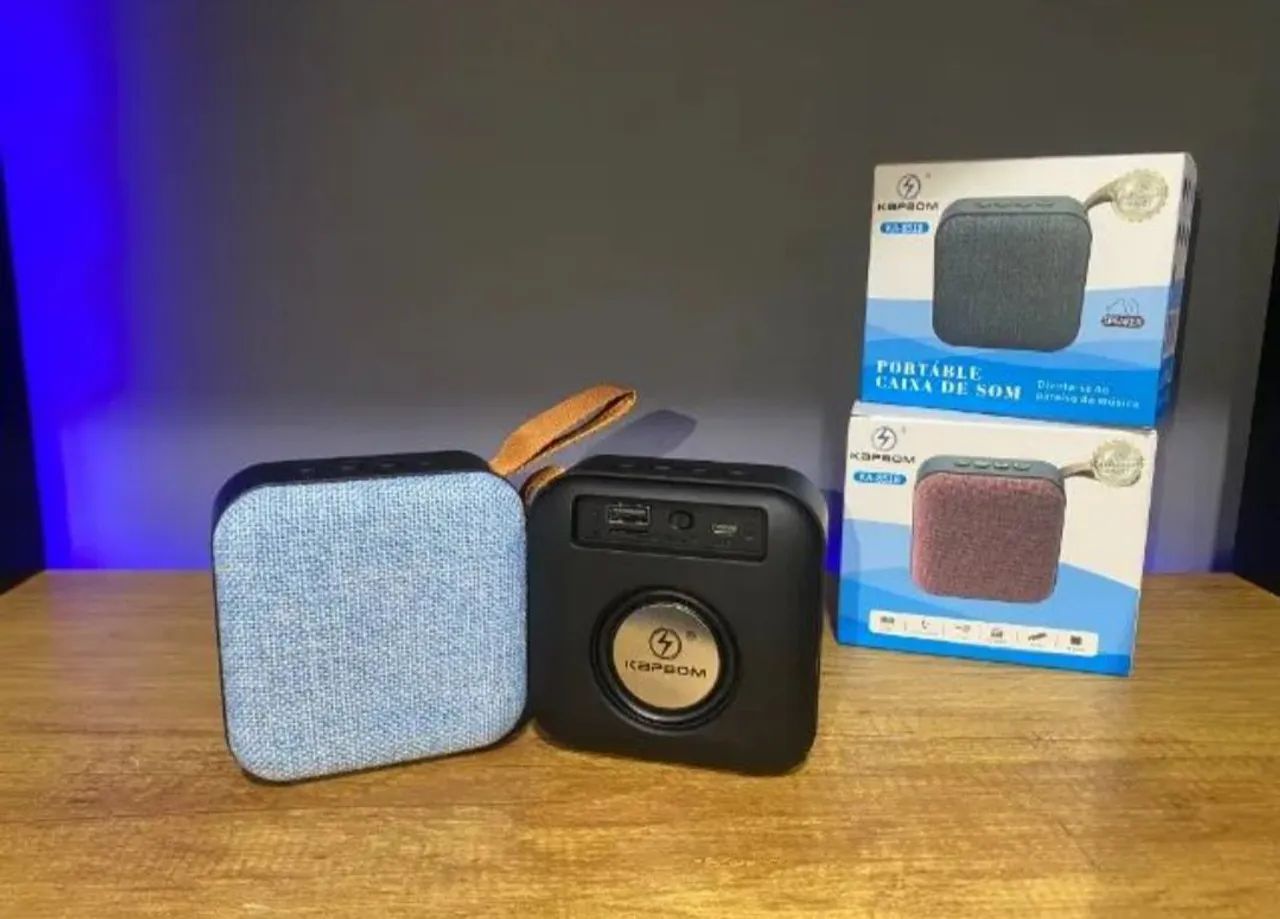 Mini Caixa de Som Bluetooth Portátil KAPBOM KA-8518 - Foto 3