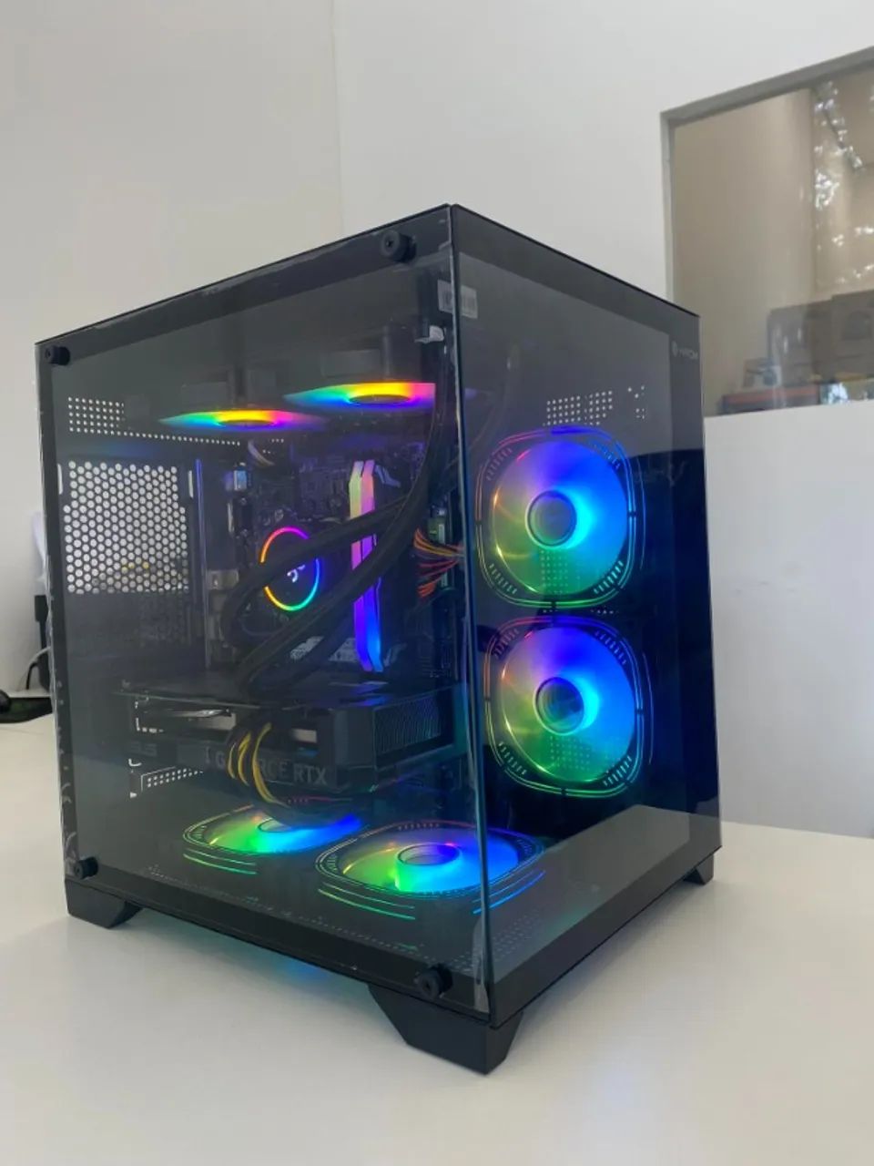 Pc Gamer Aquario I5 10400F 32gb ram ssd nvme 1TB rtx 3060 12GB- Loja física - Foto 3