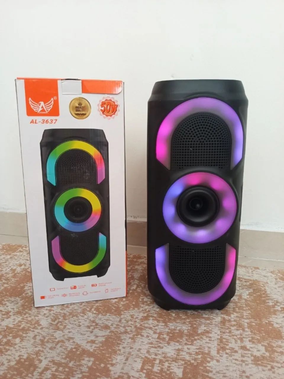Caixa de Som Bluetooth Potente Xtrad CS-29 50W - Estado de Nova - Foto 3