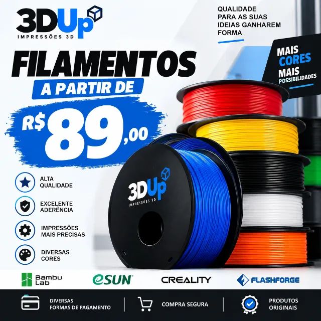 Filamentos para Impressão 3D