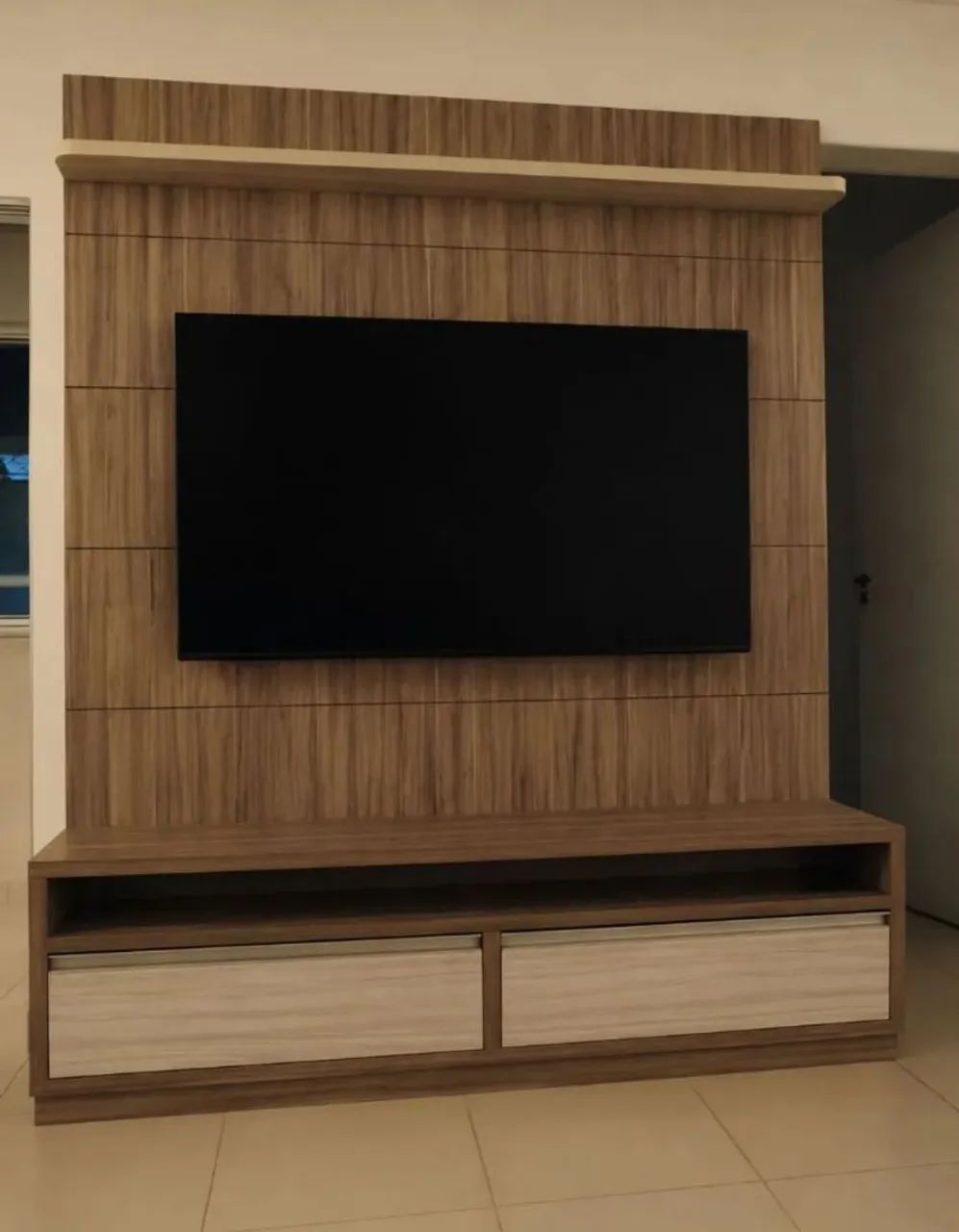 Painel + rack planejado 