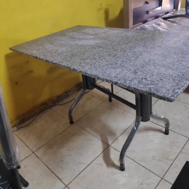 MESA PEDRA GRANDE SEM CADEIRAS, NOVA - Foto 2