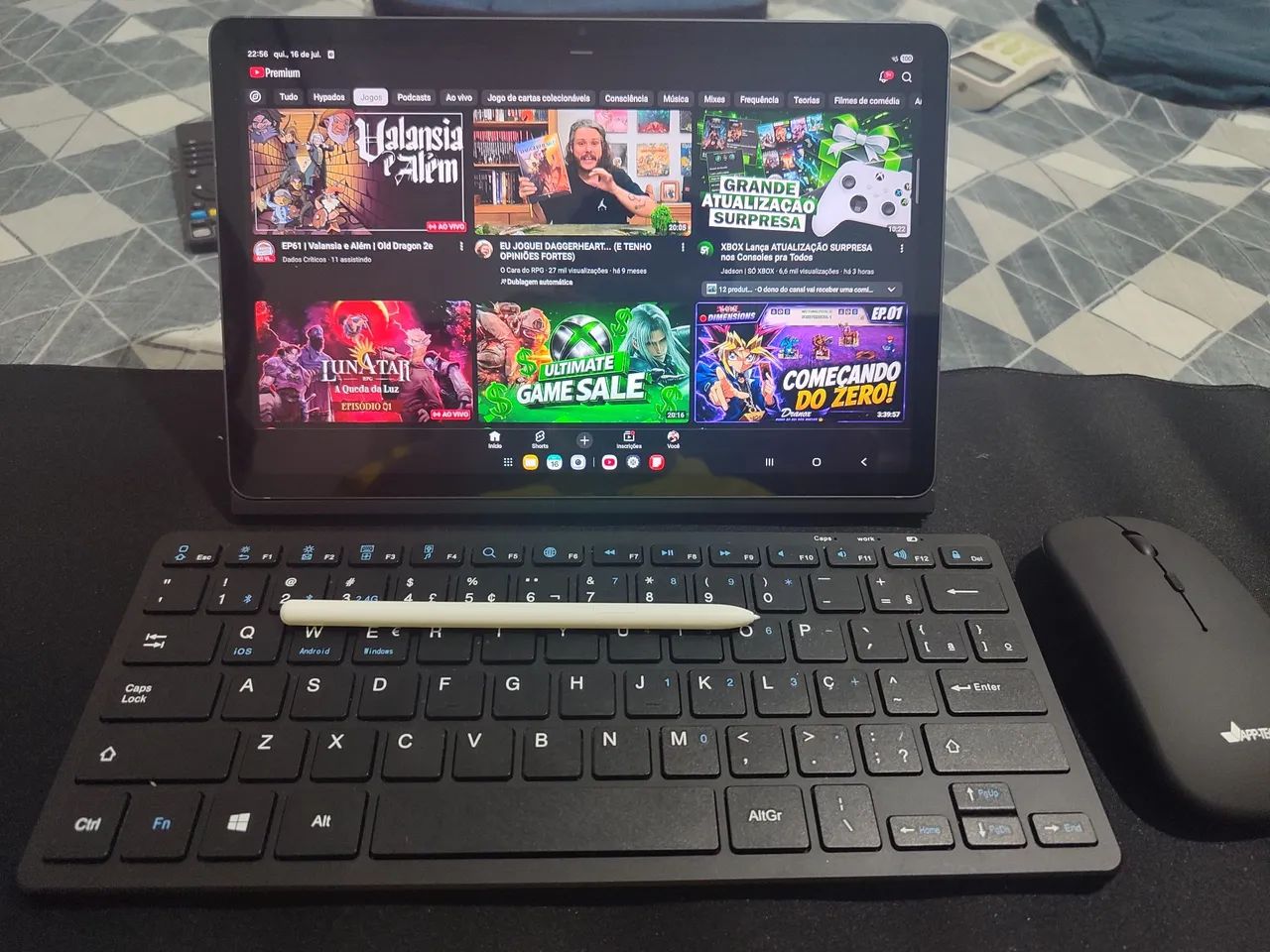 Tablet (Galaxy Tab Samsung S10 Lite).