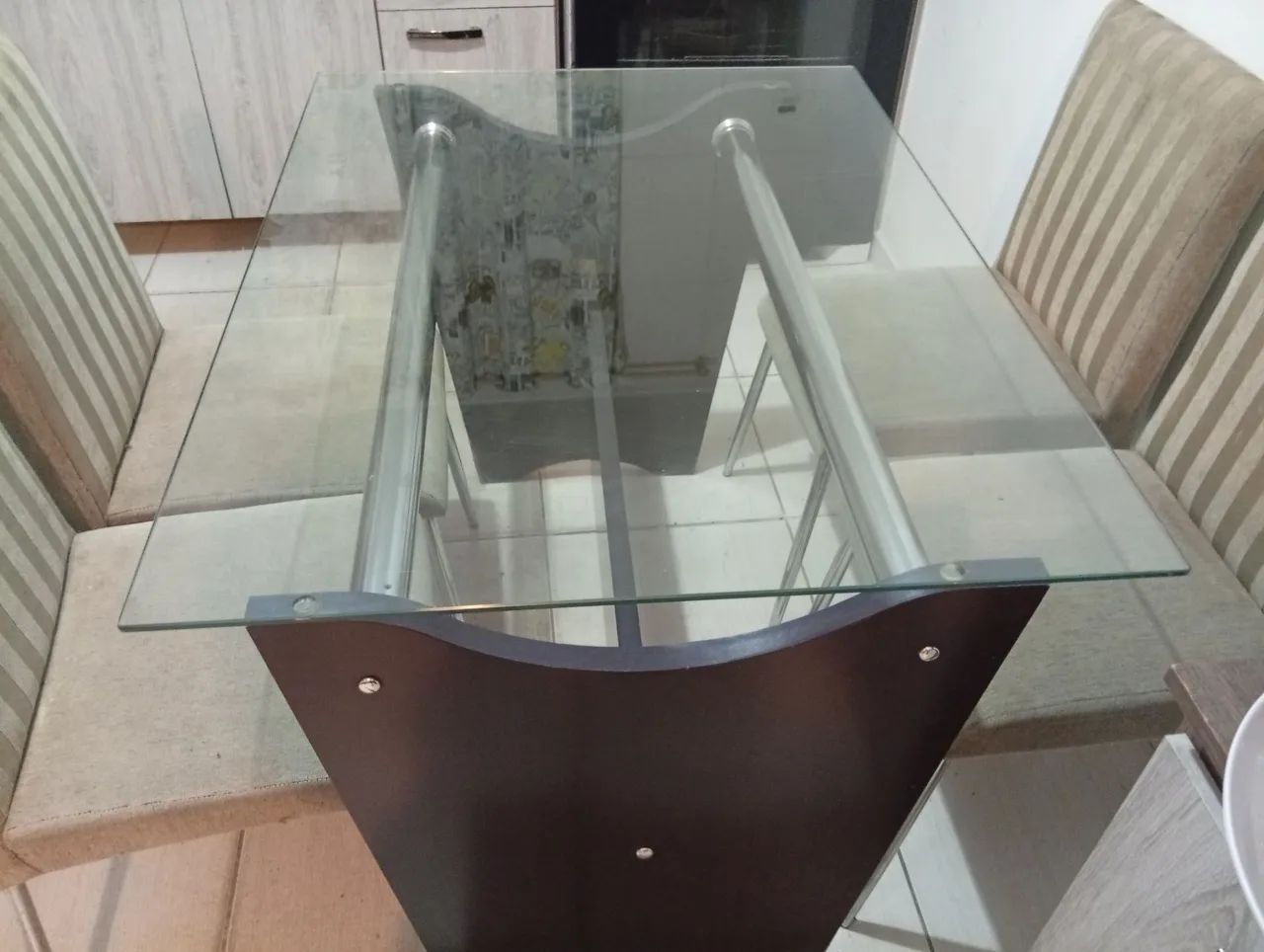 Mesa tampo em vidro  - Foto 2