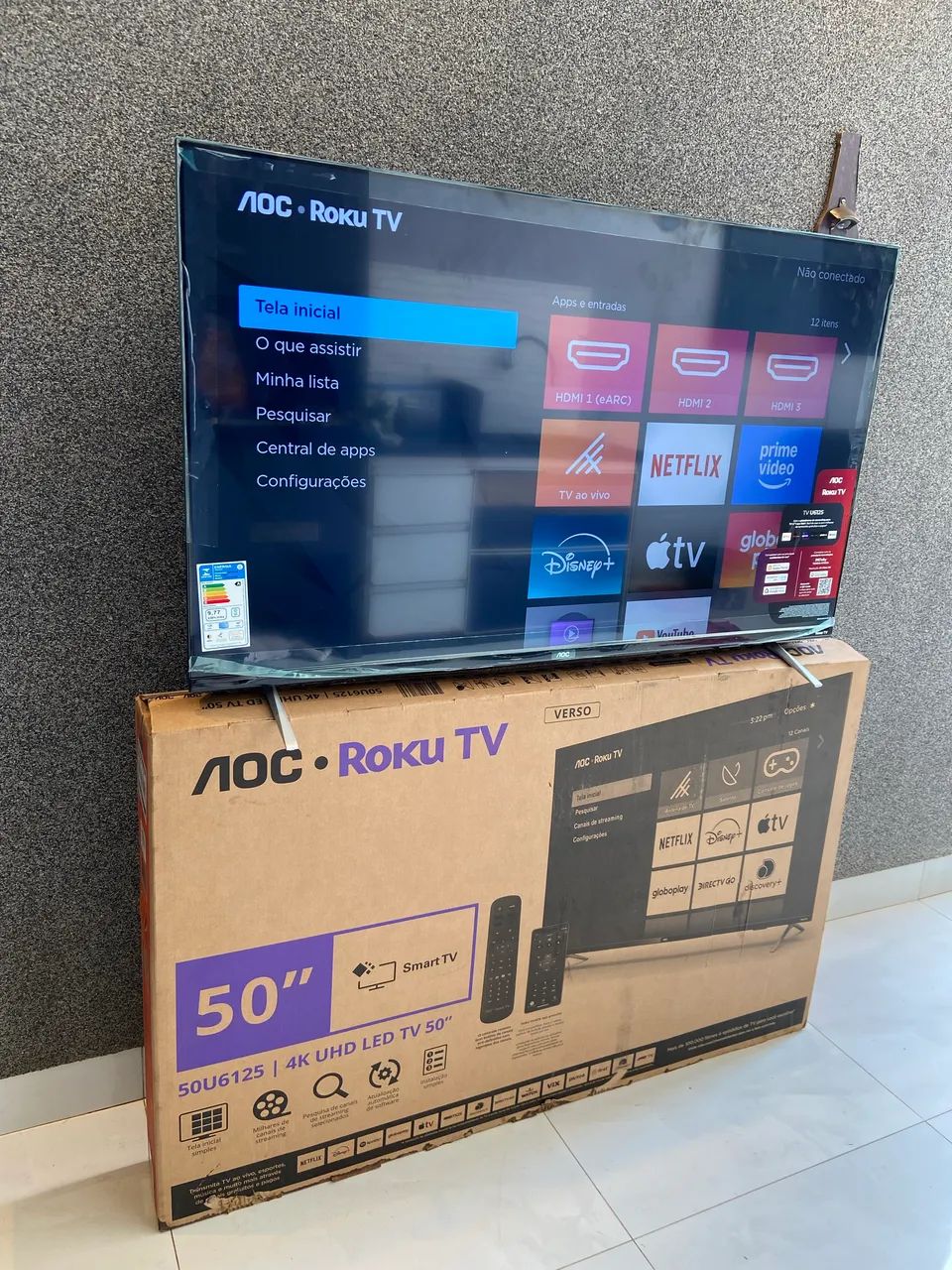 (PEGO TV MENOR) TV SMART 50 Polegadas 4K UHD - Foto 5