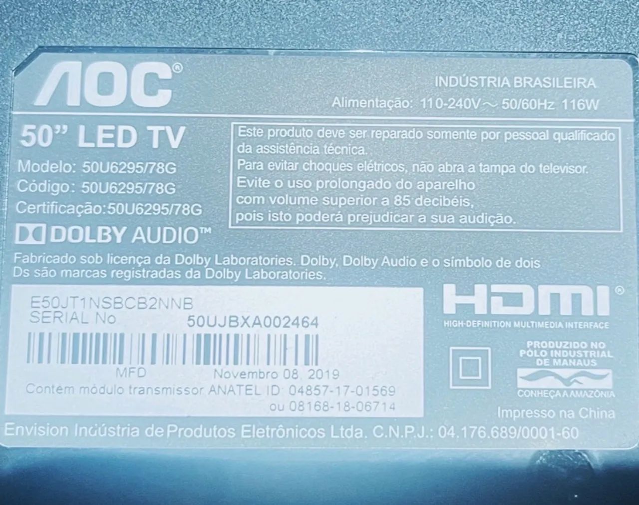 Vendo TV 50 AOC - Foto 2