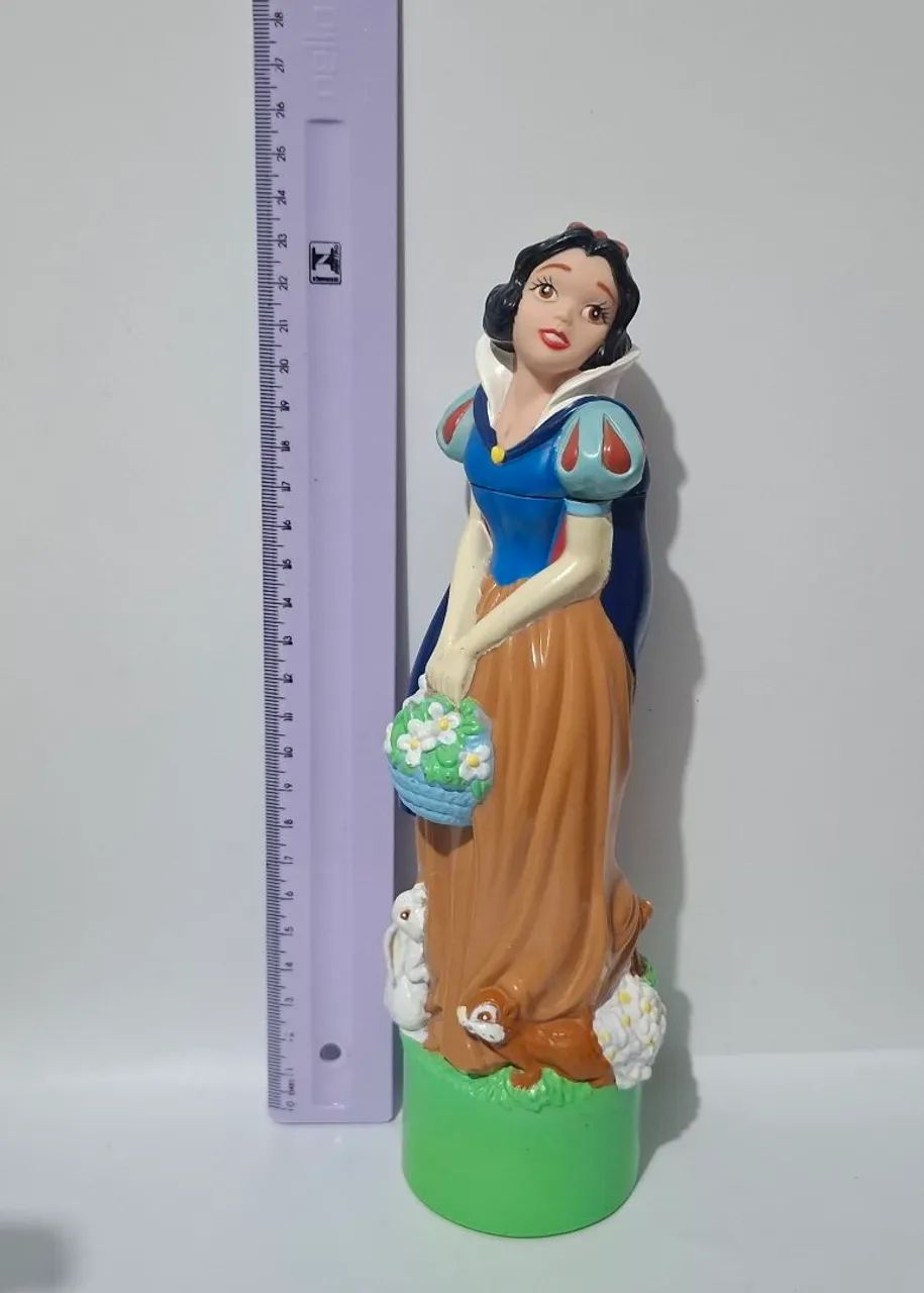 Branca De neve Garrafa Vintage 1990 Original Disney - Foto 3