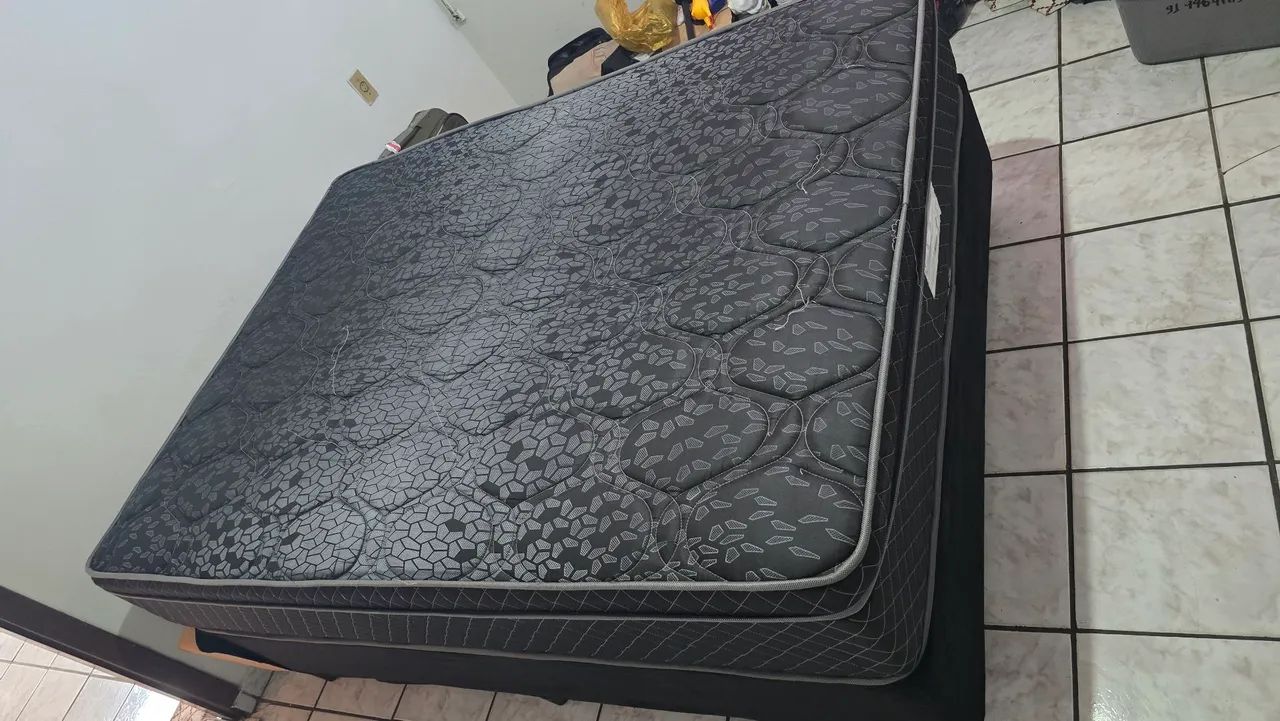 Cama Casal - Colchão e base - Foto 2