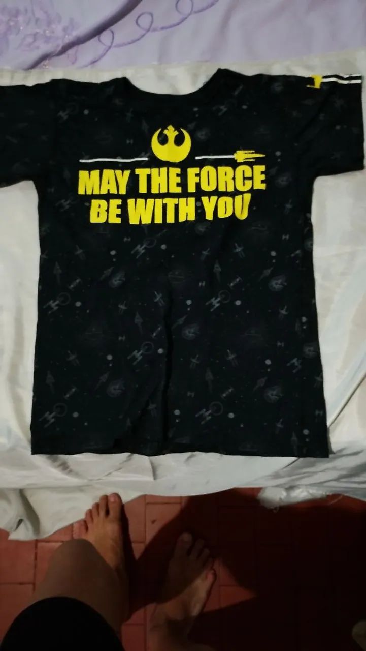 Camisa star wars dupla face