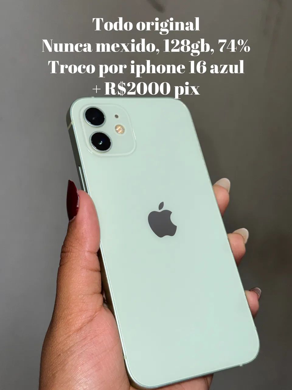 iPhone 12 Green 128 - Celulares e Smartphones - Piatã, Salvador