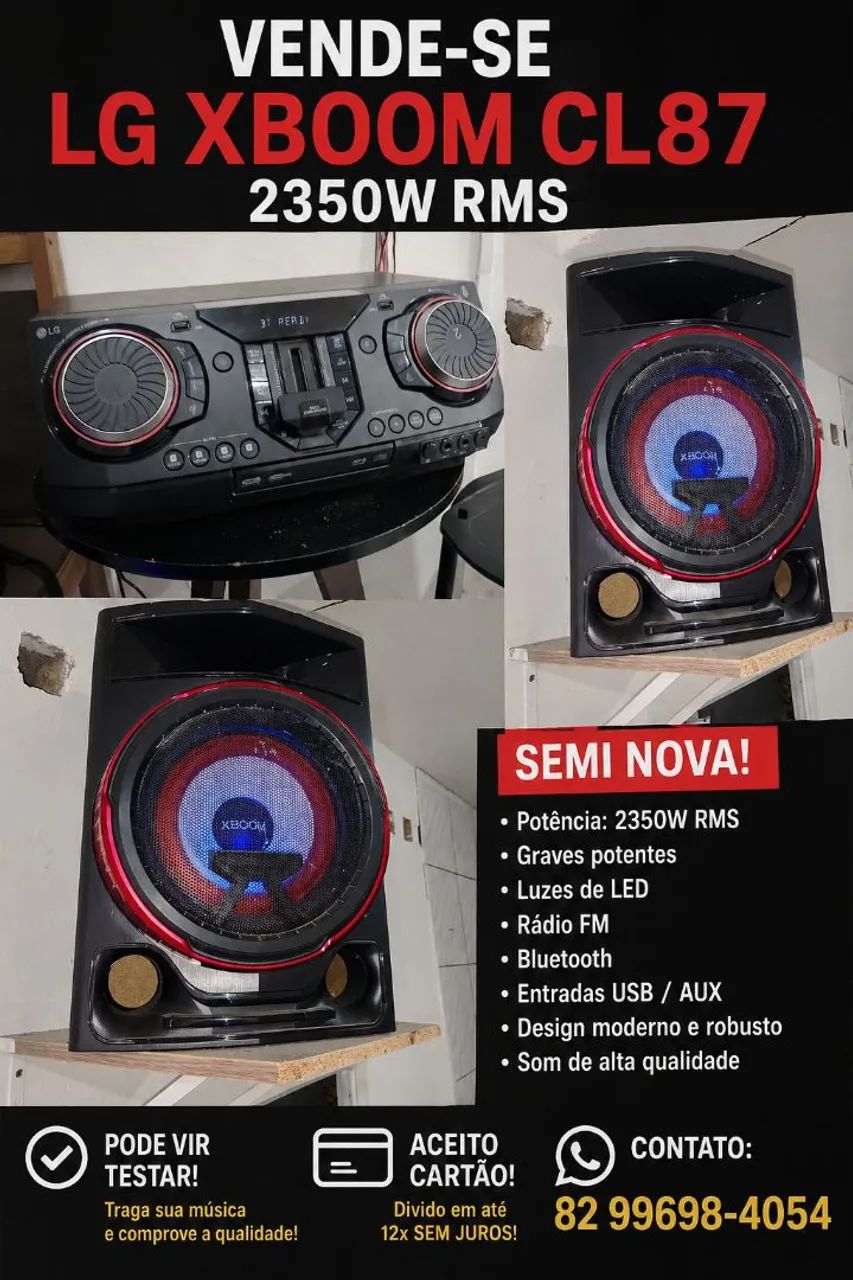 LG XBOOM CL87 2350W RMS