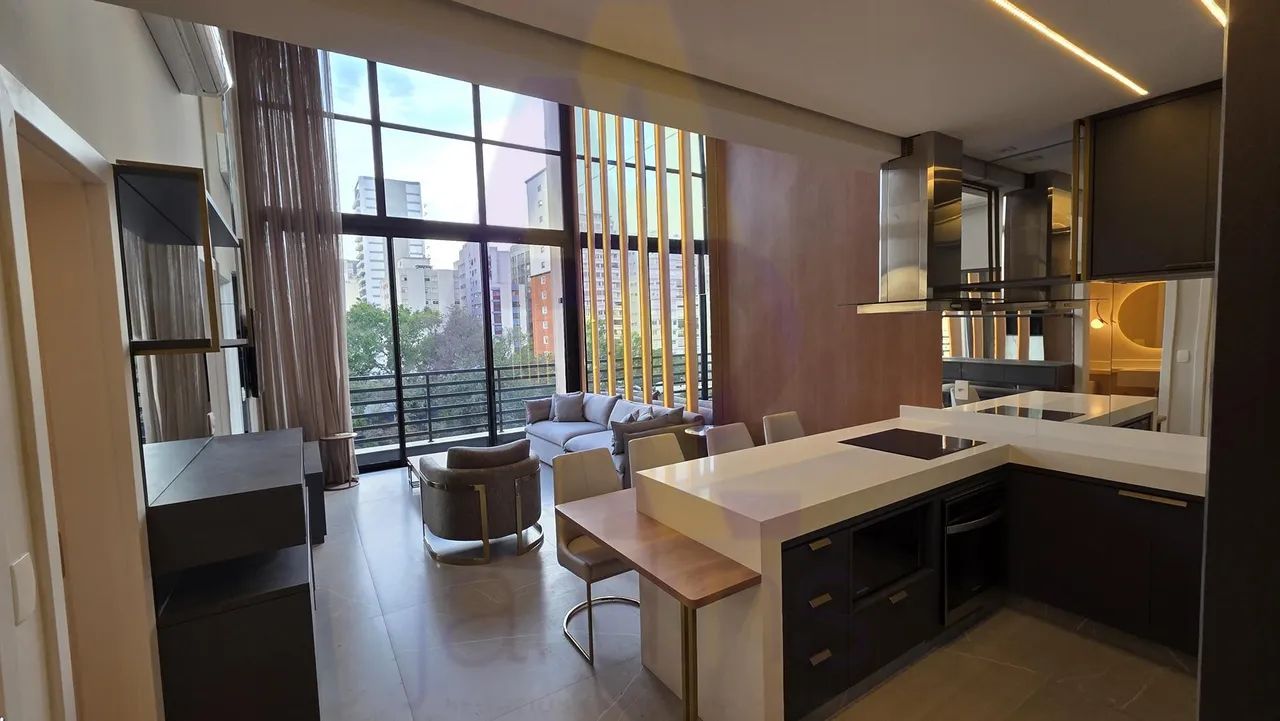 Apartamento duplex moderno com 2 suítes e 2 vagas totalmente equipado e decorado - Foto 2