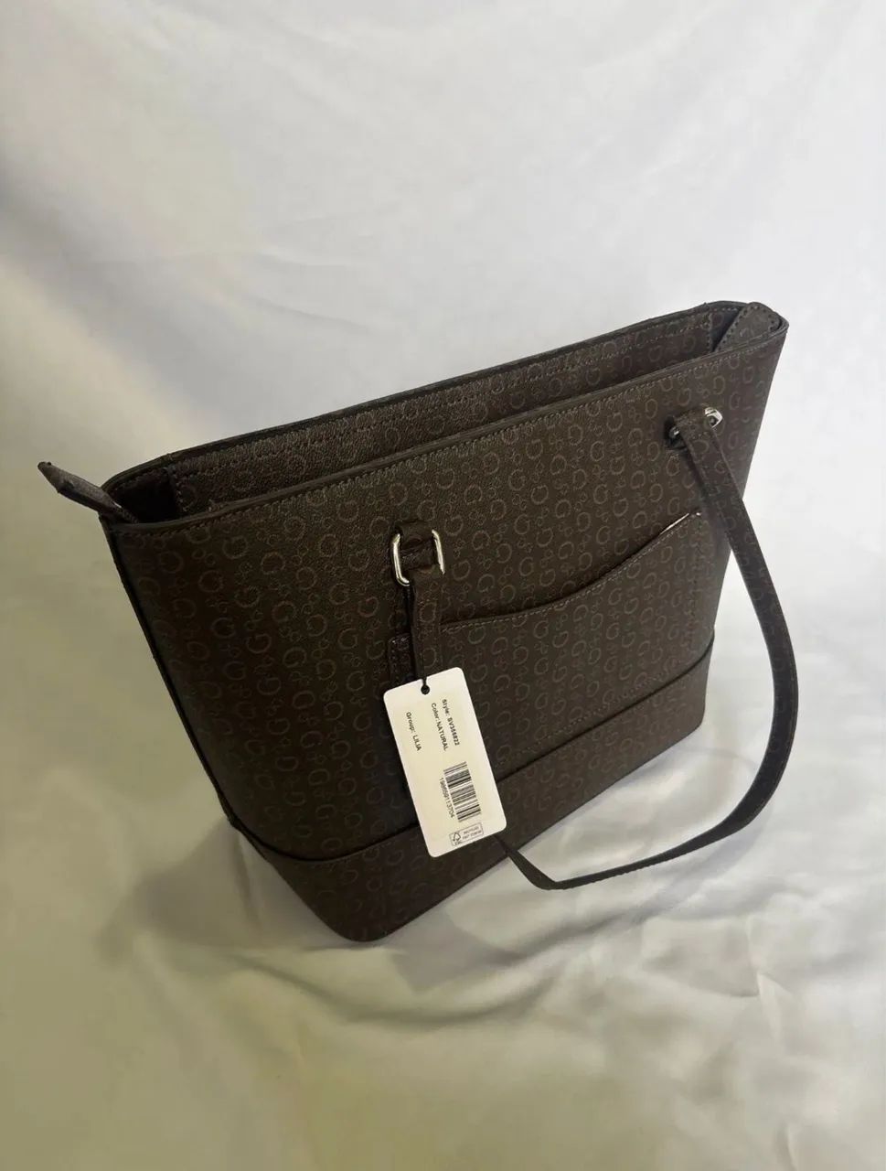 Bolsa Tote Guess Monograma marrom  - Foto 2