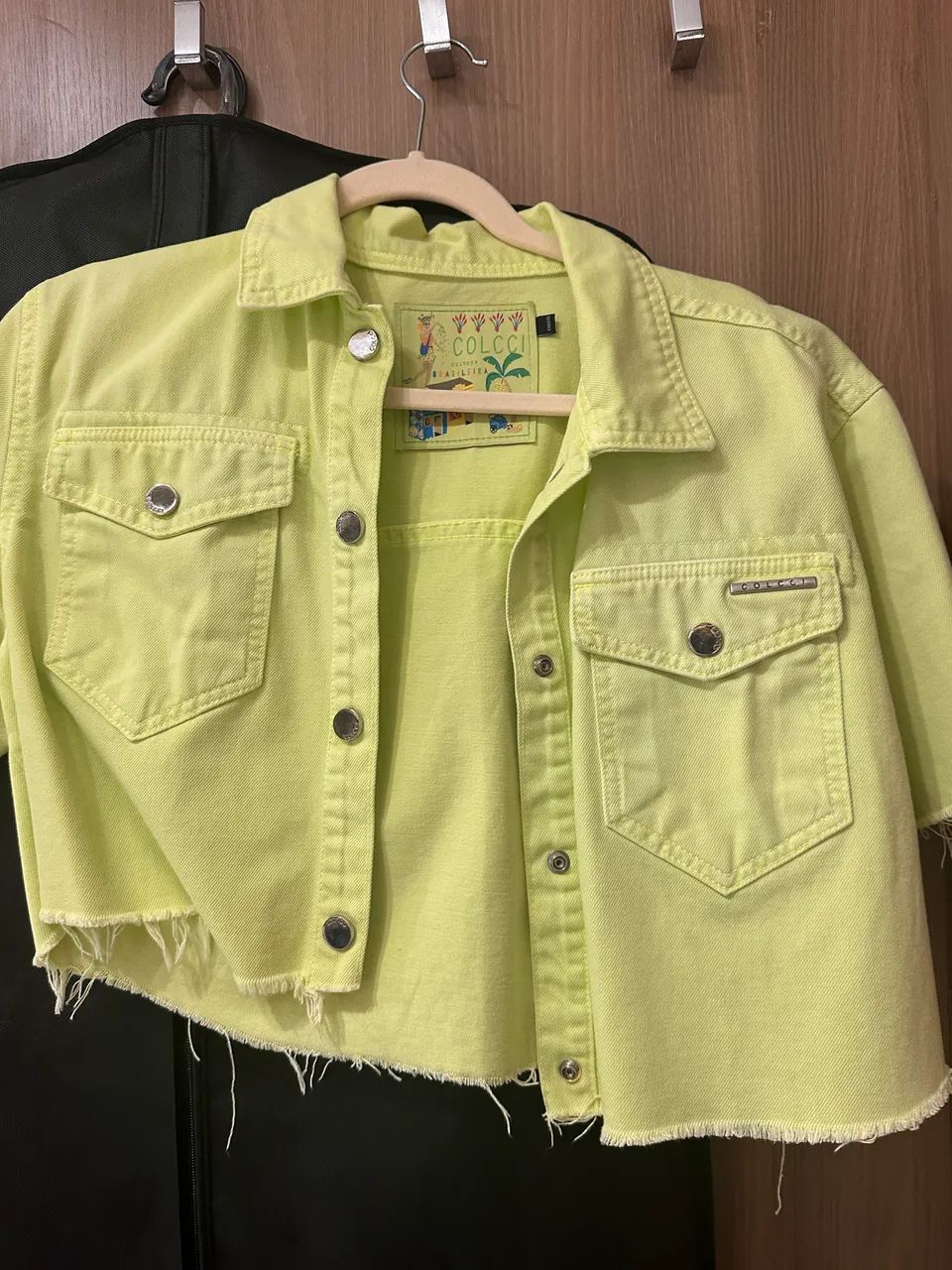 blusa jeans colcci 