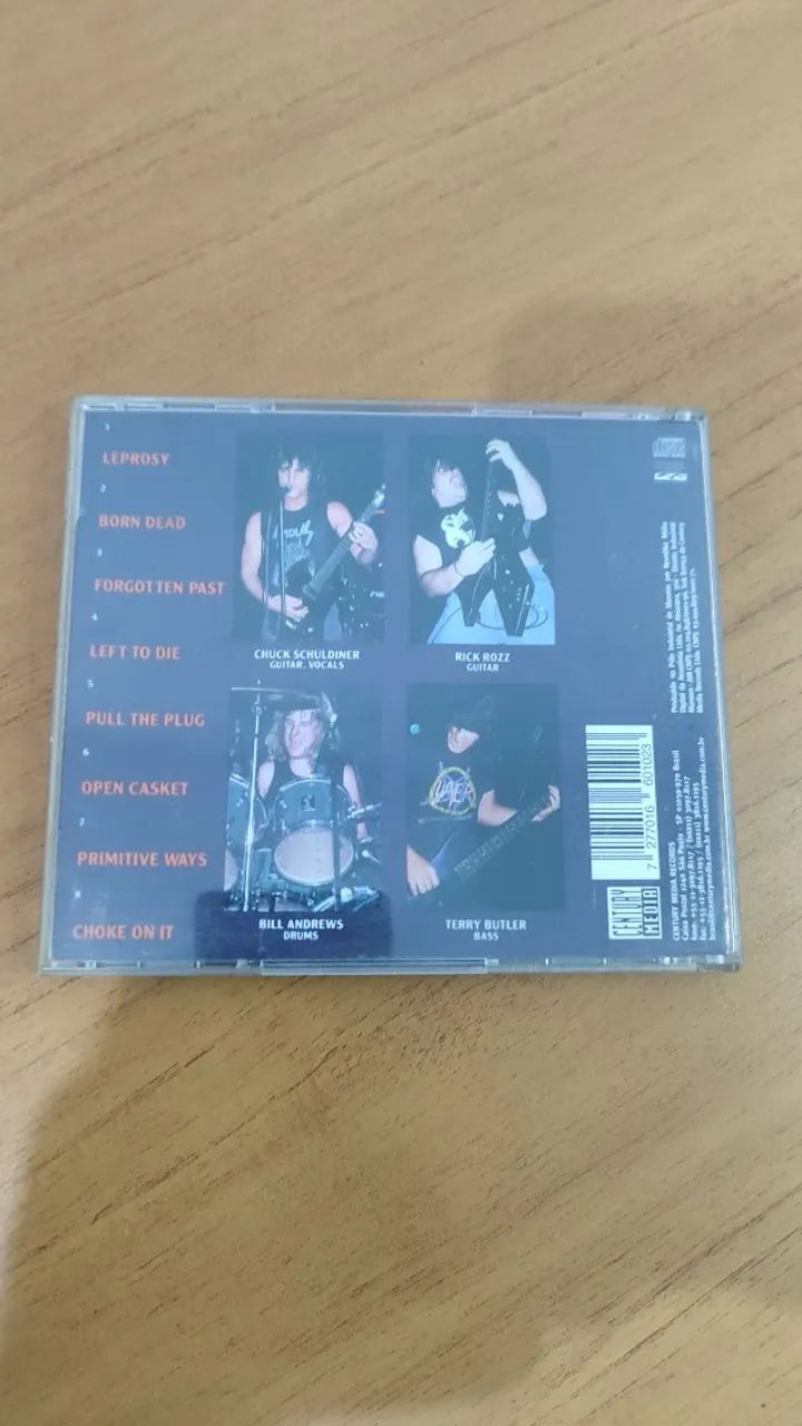 Leprosy - Death  - CD - 2000 - Foto 2