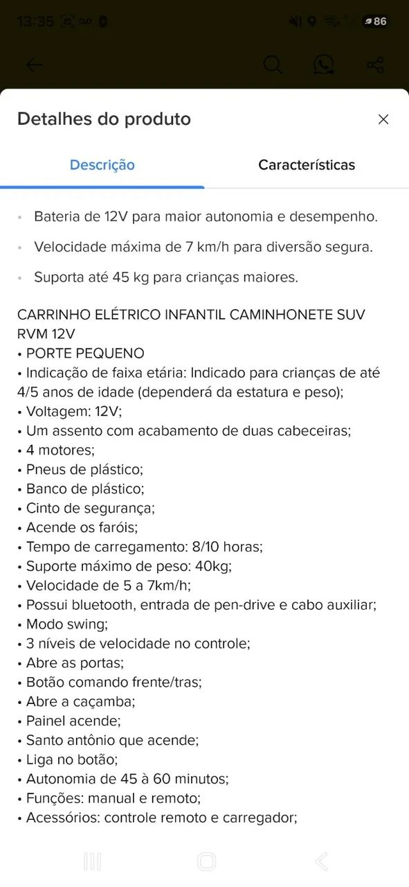 Carrinho eletrico - Foto 4