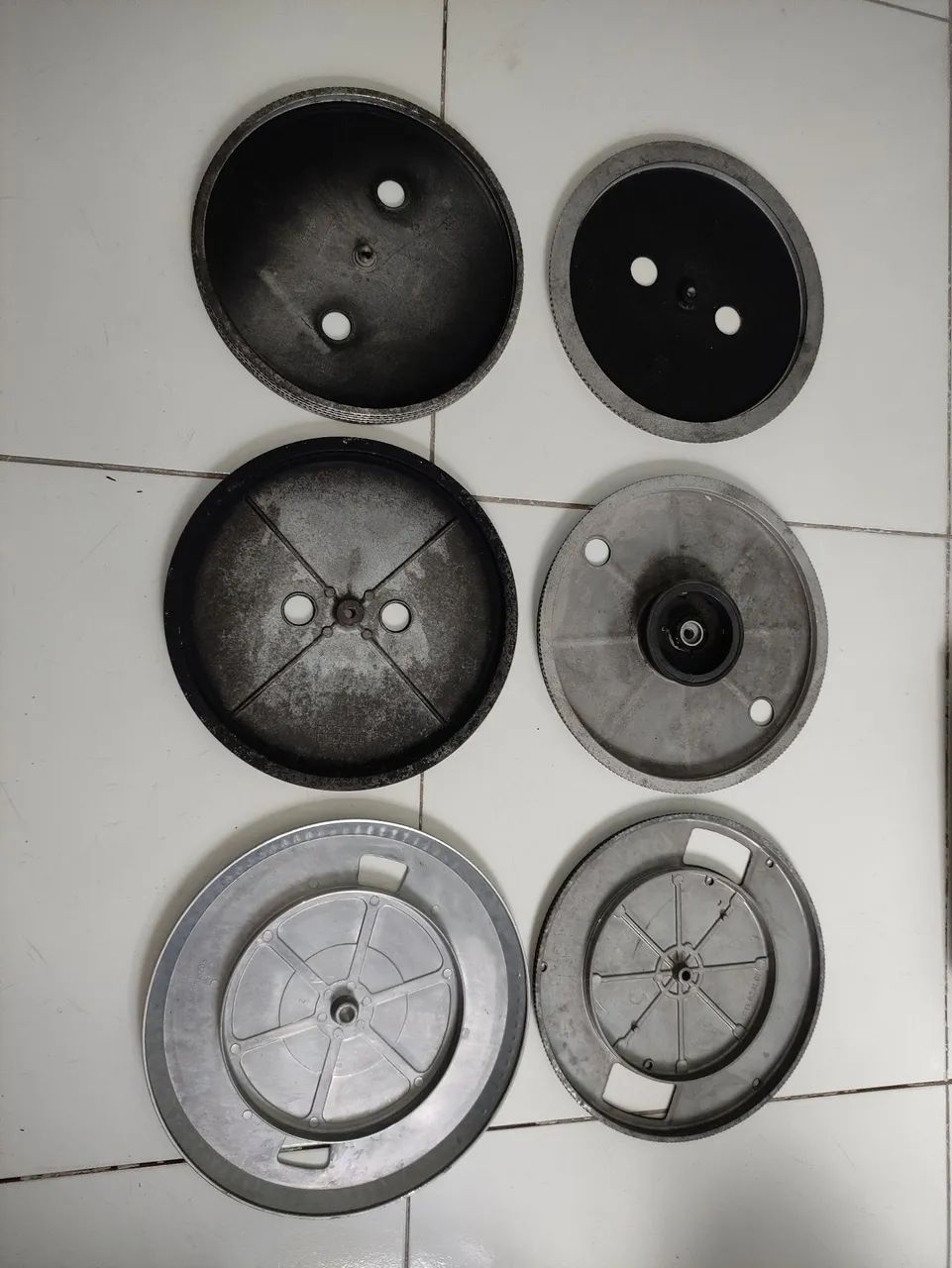 Lote com 6 pratos para toca discos marantz, sansui etc - Foto 2