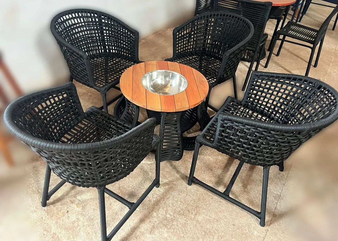 Conjunto com champanheira 