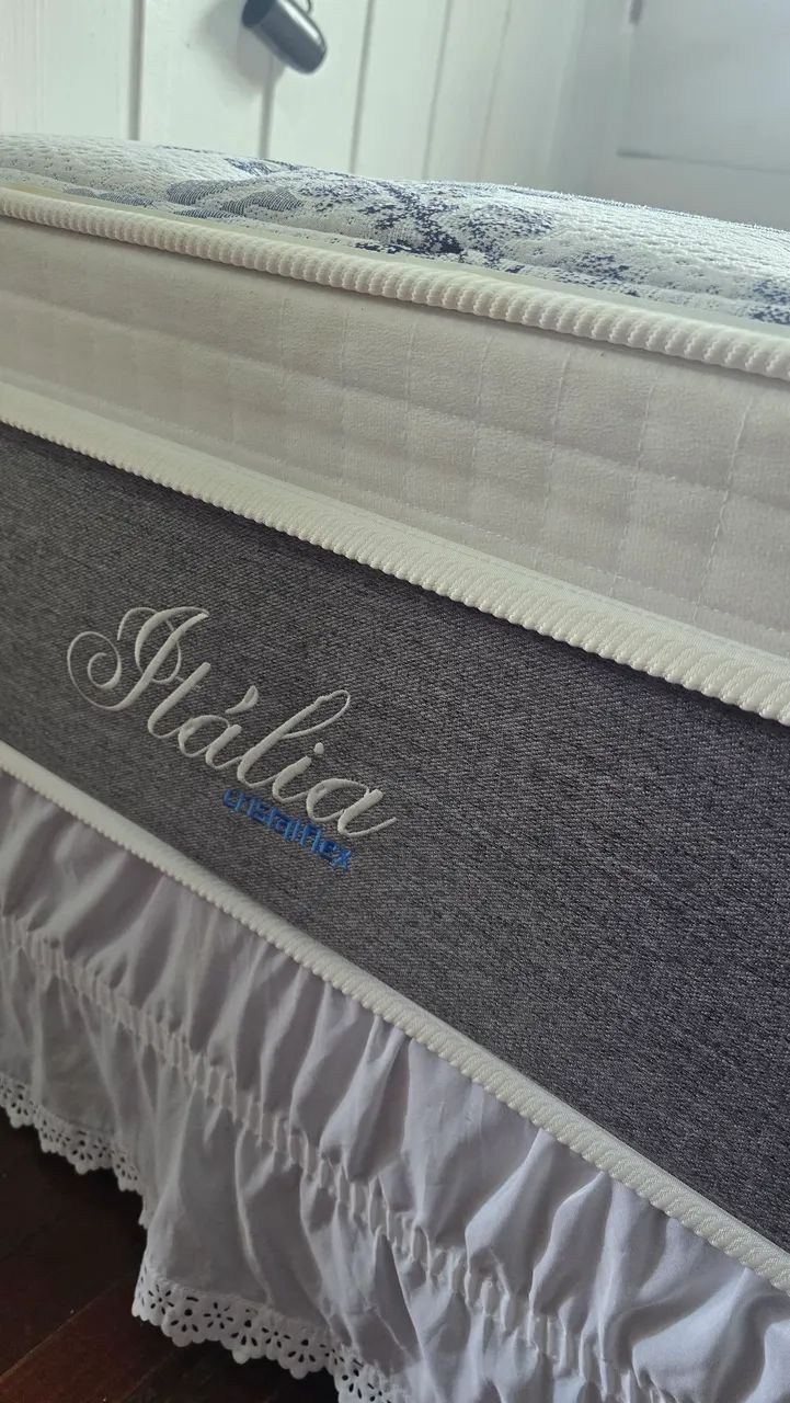 Cama box Cristal Flex Itália, molas ensacadas  - Foto 3