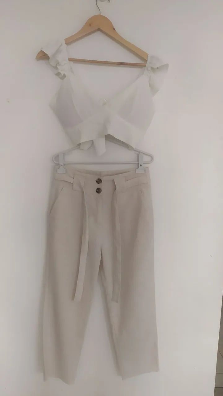 Calça e cropped Tam M  - Foto 2
