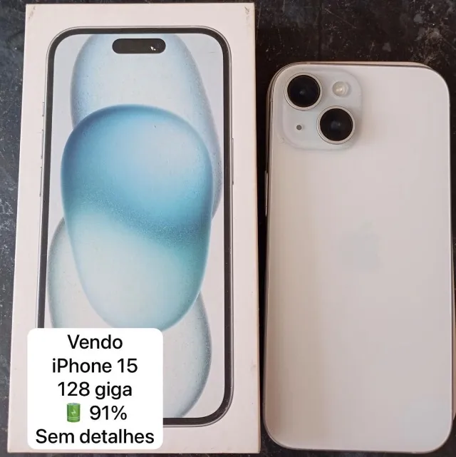 iPhone 15 128gb - Azul - Celulares e Smartphones - Santa Isabel