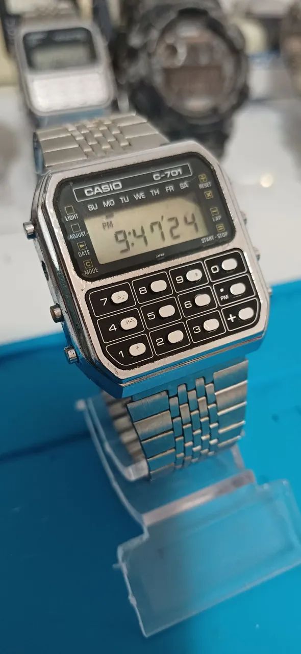 Relógio casio c-701 calculadora  - Foto 5