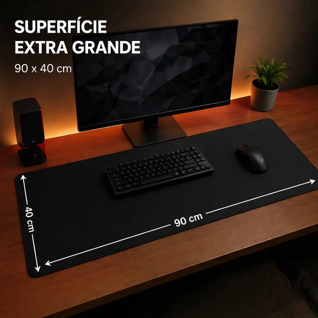 Mousepad 90x30cm 3MM Extra grande 