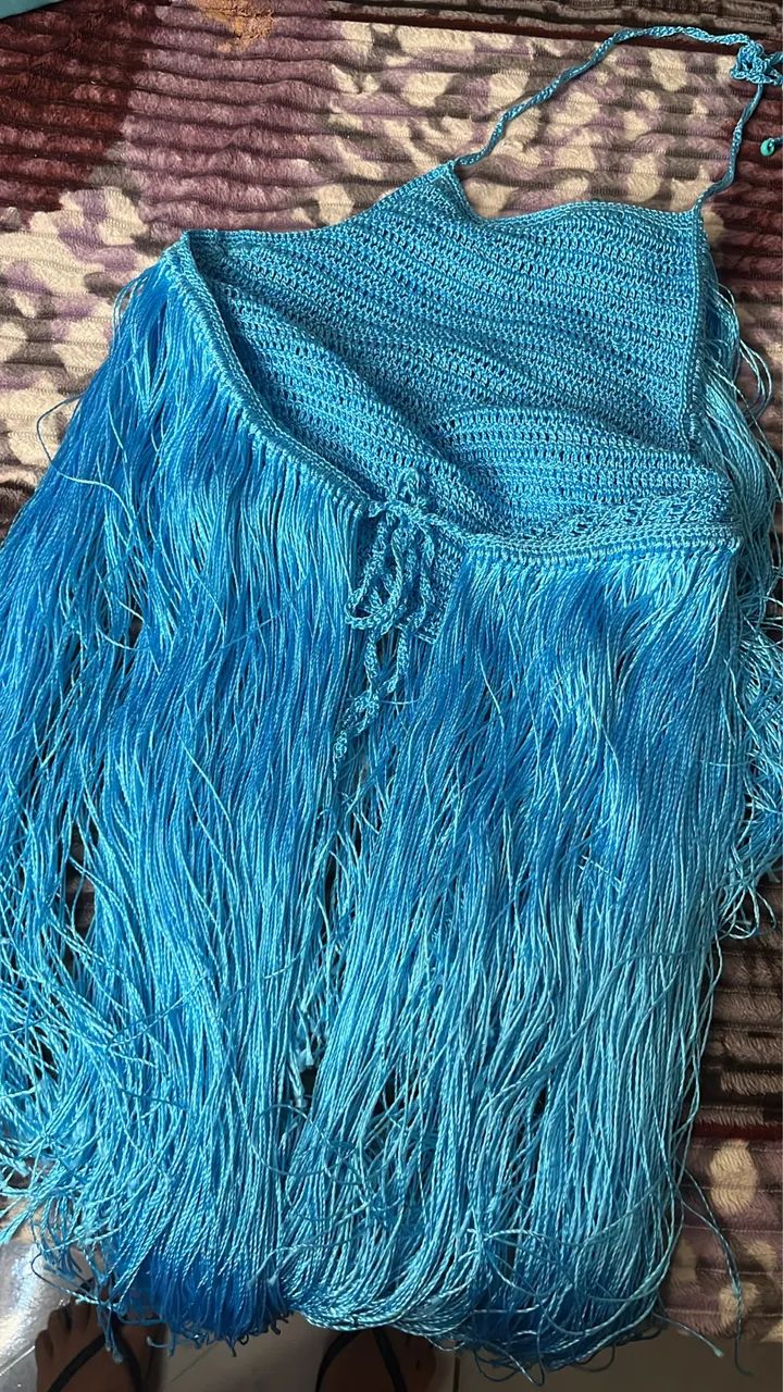 Cropped crochê 
