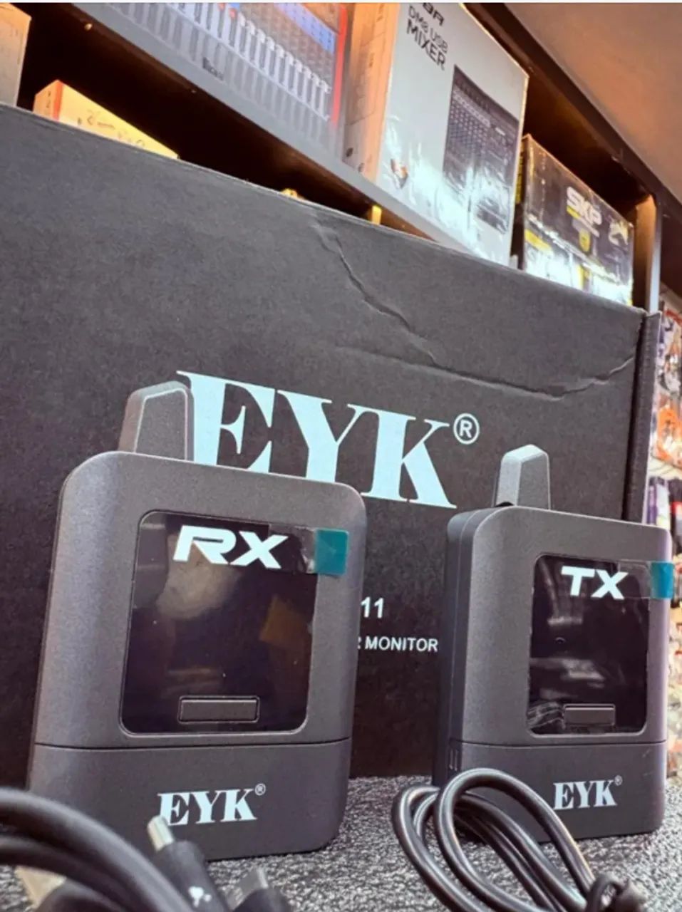 Monitor sem fio EYK IEM61, retorno de palco, sistema de monitoramento ...