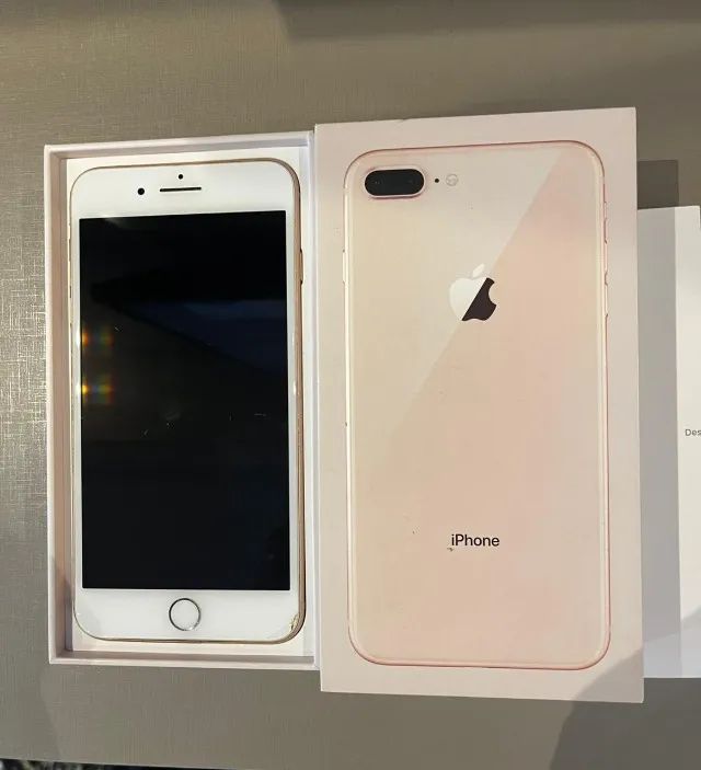 IPHONE 8 PLUS GOLD, 64GB USADO (INCOMPLETO) + BATERIA - Celulares