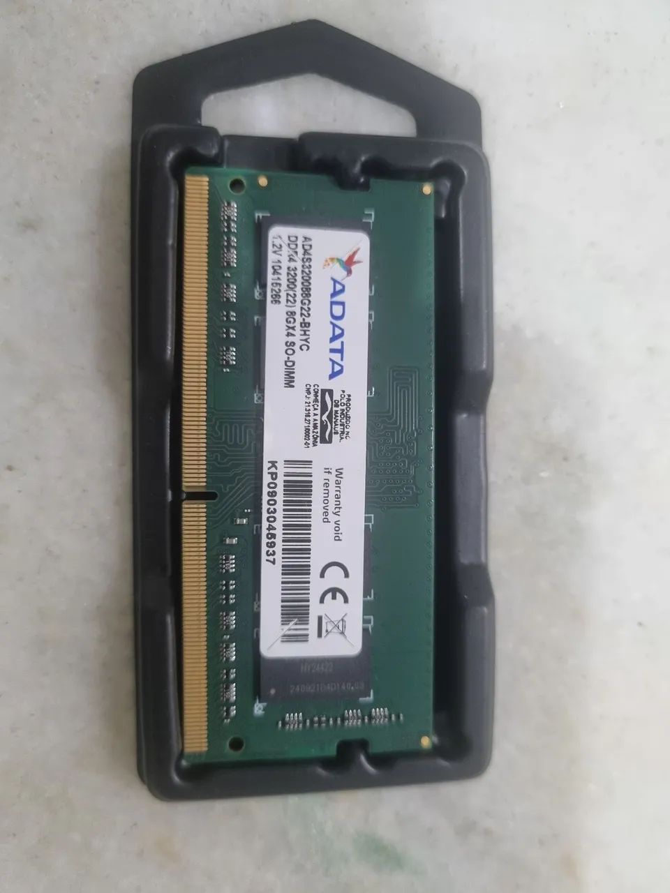 Memória RAM P/NOTE 8GB 3200 ADATA