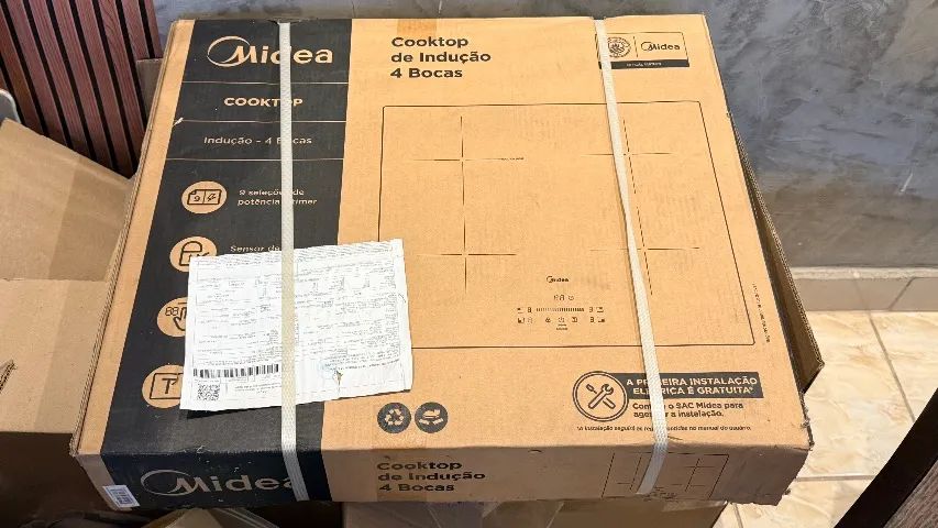 Cooktop de indução 4 bocas Midea - Foto 4