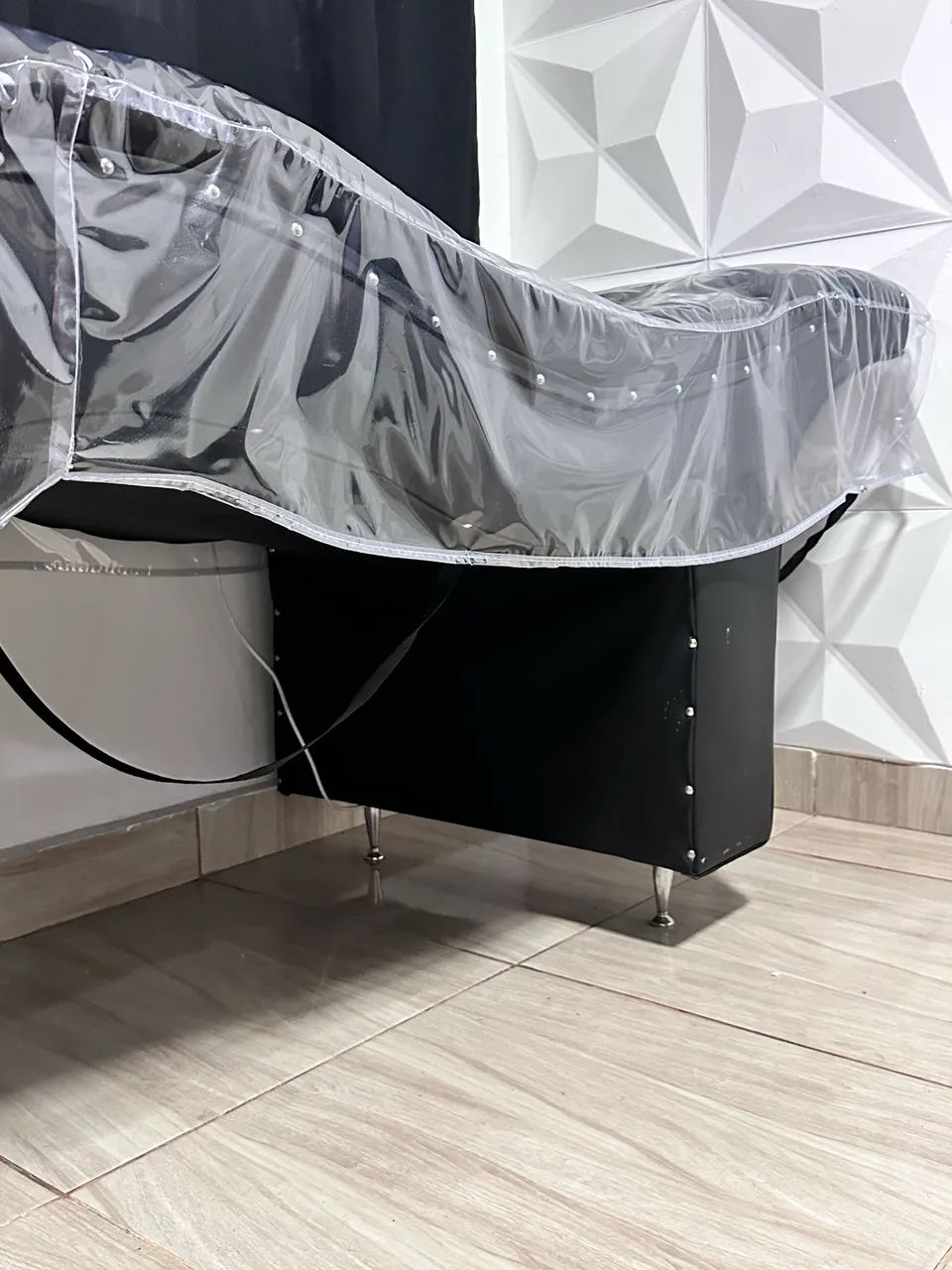 Maca Luxo Com Massageador Pro Com Bluetooth Cílios - Foto 4