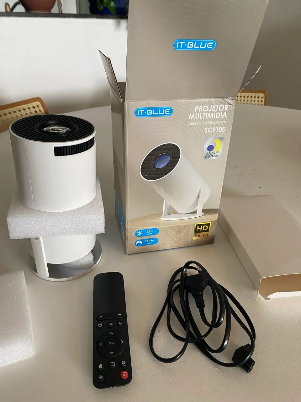 Projetor Multimídia IT Blue novo na caixa