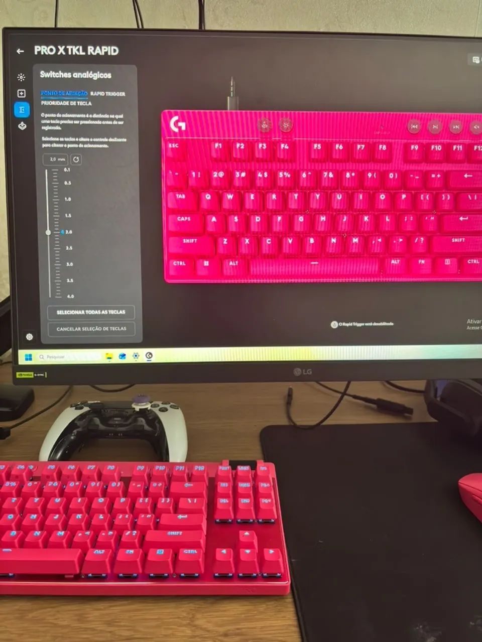 Teclado Logitech PRO X TKL RAPID - Foto 3