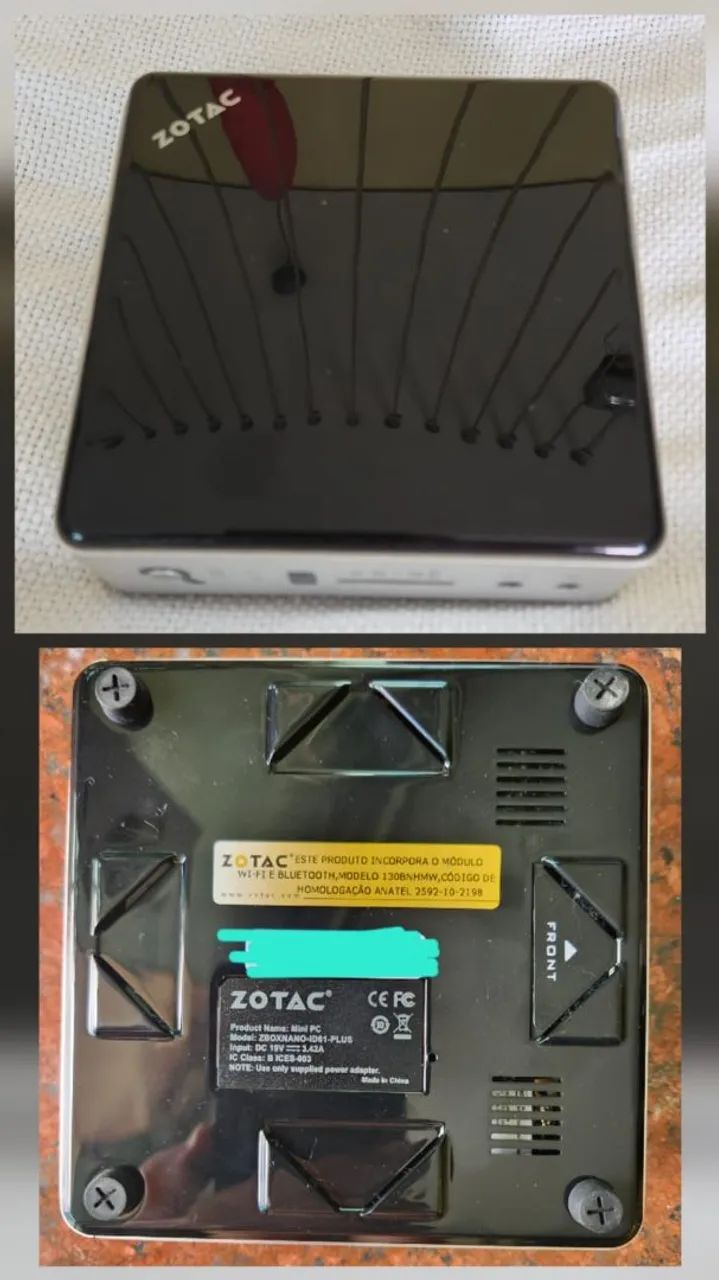 Mini PC Zotac ZBOX NANO-ID61-PLUS, uso como desktop e Media Center