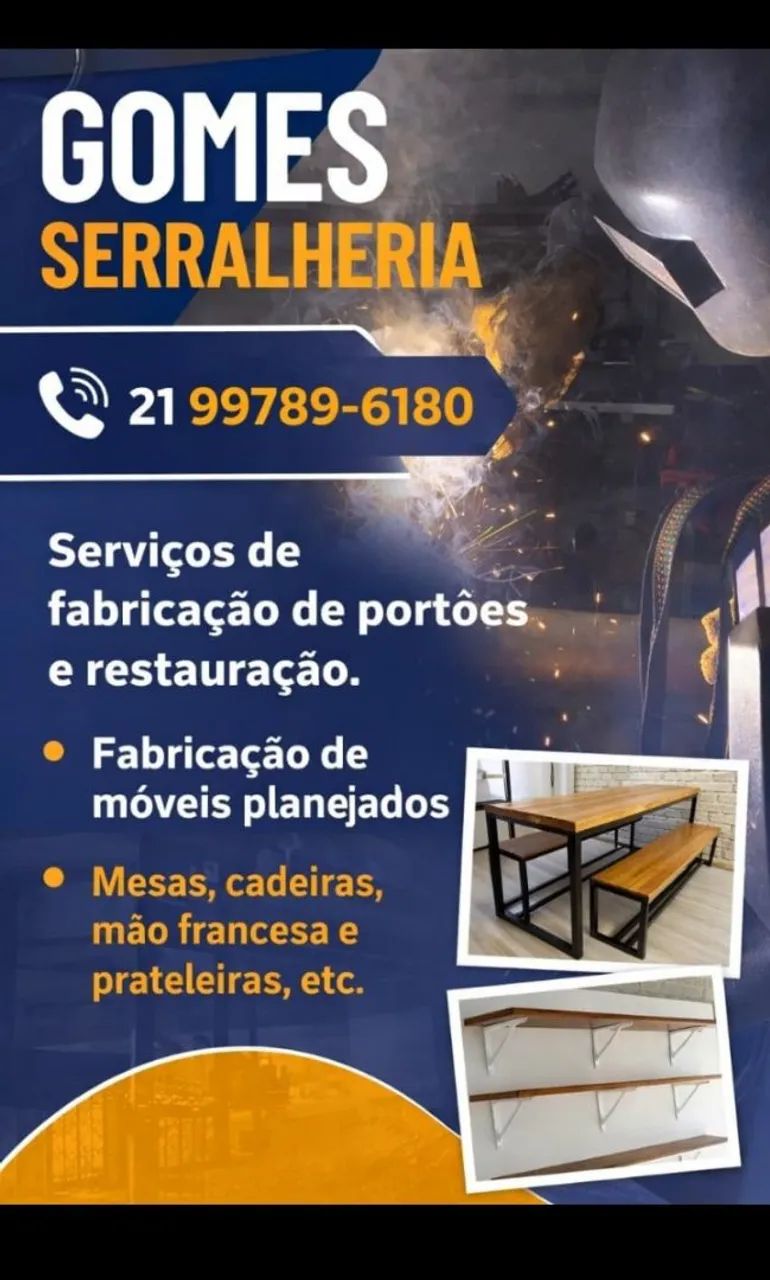 Serviços de serralheria desde a reparos a restauração e construção.