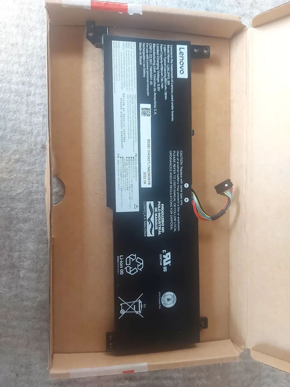 Bateria notebook lênovo defeito - Foto 2