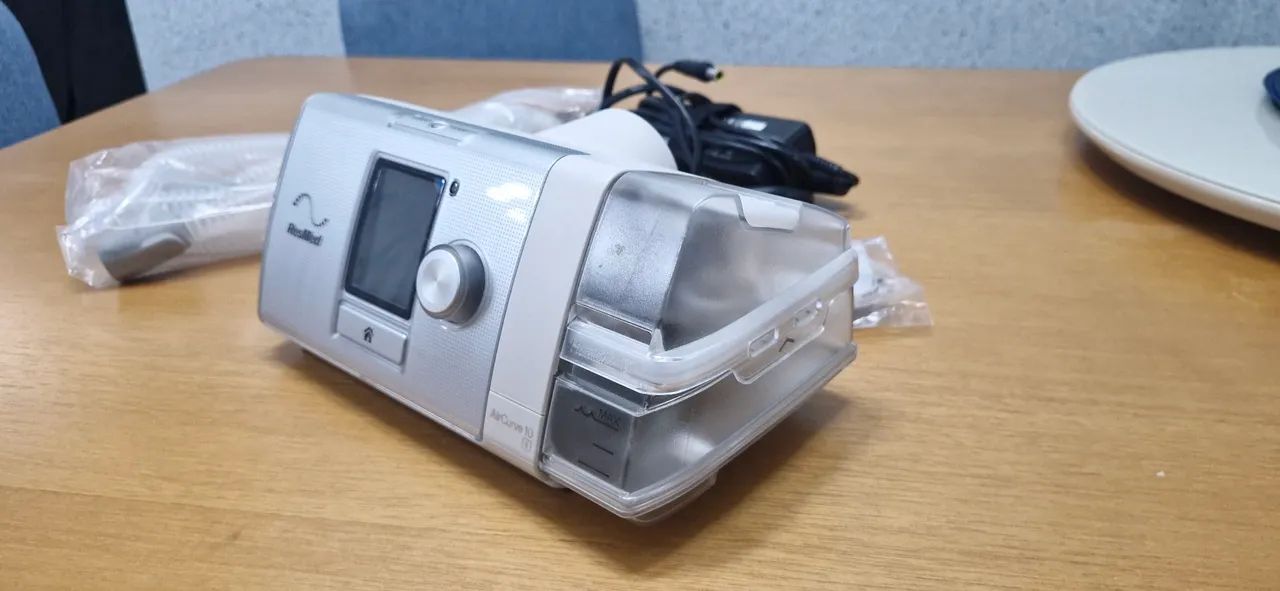 CPAP/BiPAP ResMed AirCurve 10 + Umidificador - Completo