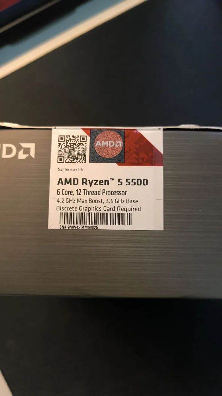 Ryzen 5 5500 NOVO LACRADO! - Foto 3