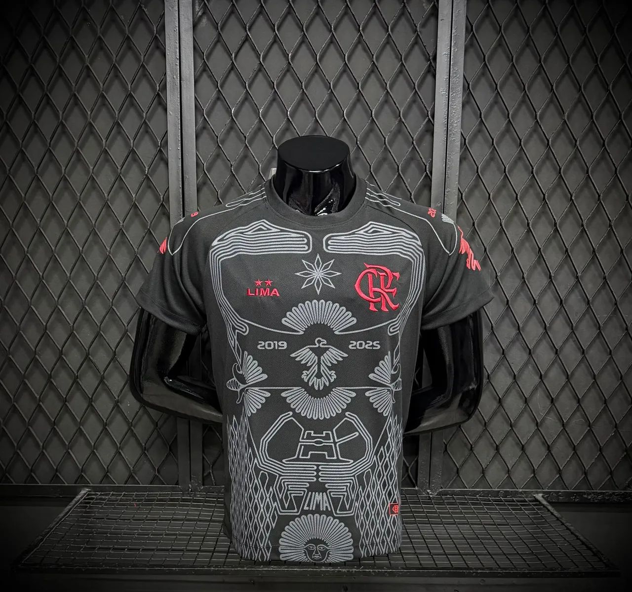 Camisa do Flamengo Preta De Lima