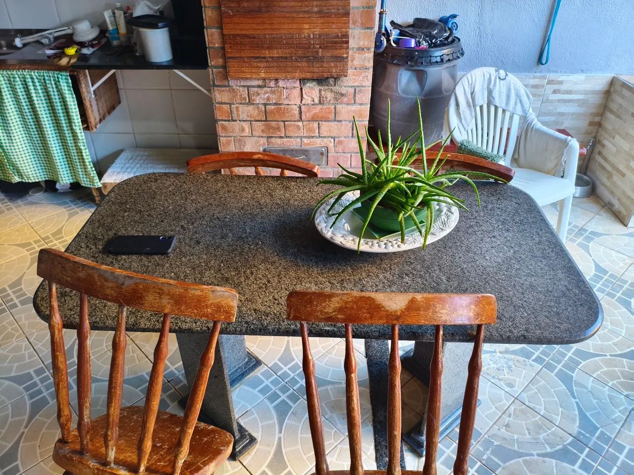 Mesa de mármore 1,40mx75.larg - Foto 2