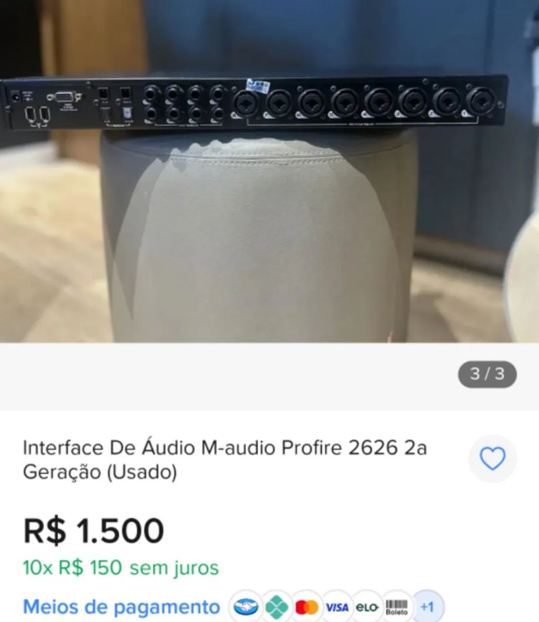 Interface M-audio 2626 - Foto 2
