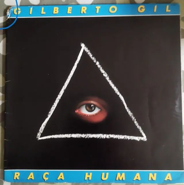 LP Vinil Gilberto Gil - Raça Humana Com Encarte (1984) EX/VG+