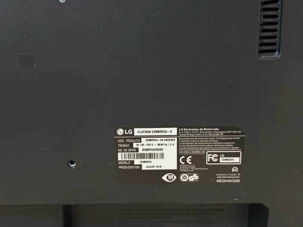 Monitor LG Flatron 23 polegadas HDMI 23MB35VQ-H - Foto 4