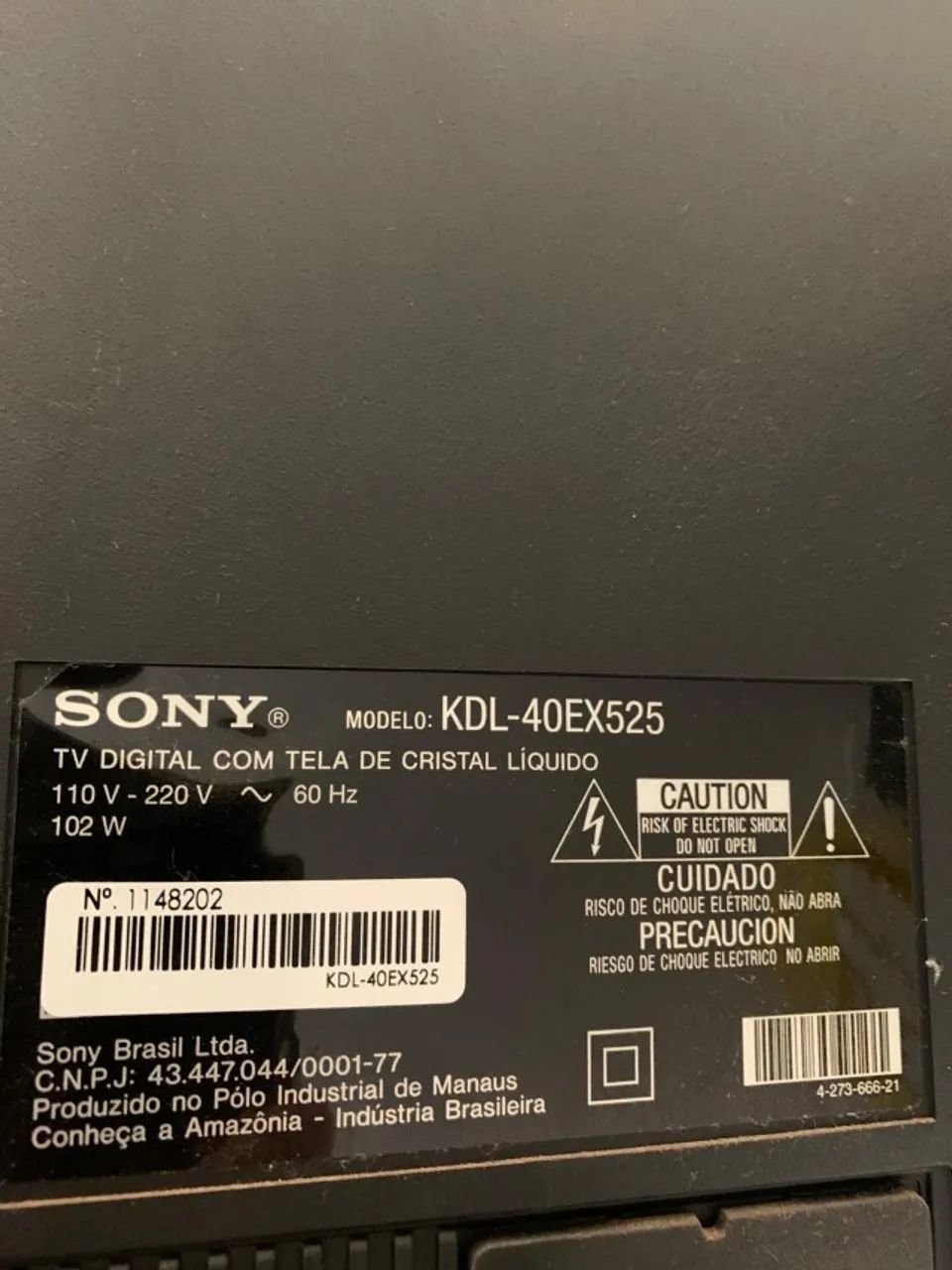 TV SONY BRAVIA KDL 40EX525 - Foto 4